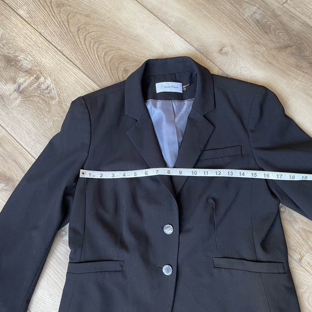 Calvin Klein Black Two Button Blazer - image 7